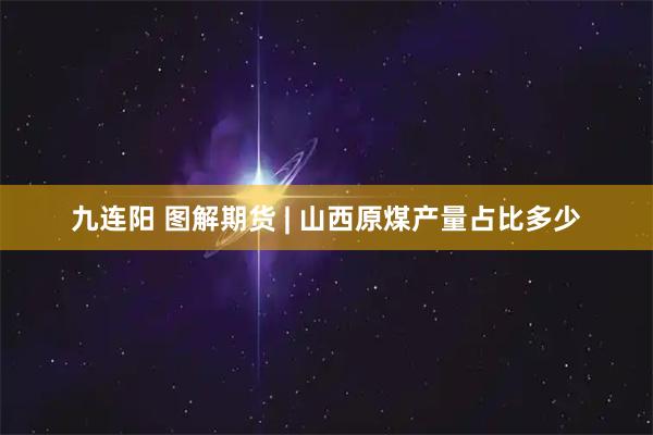 九连阳 图解期货 | 山西原煤产量占比多少