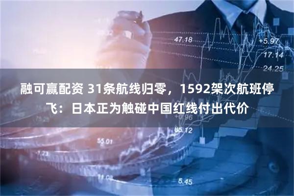融可赢配资 31条航线归零，1592架次航班停飞：日本正为触碰中国红线付出代价