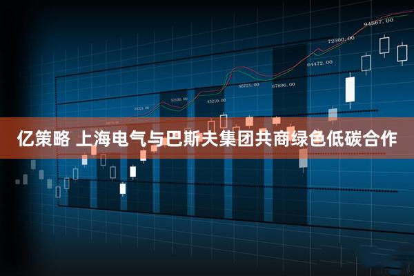 亿策略 上海电气与巴斯夫集团共商绿色低碳合作